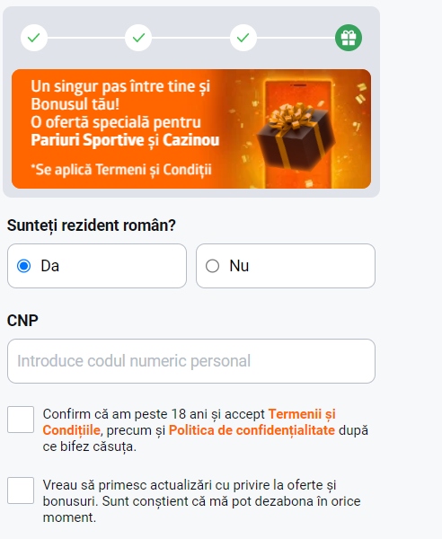 cont betano inregistrare