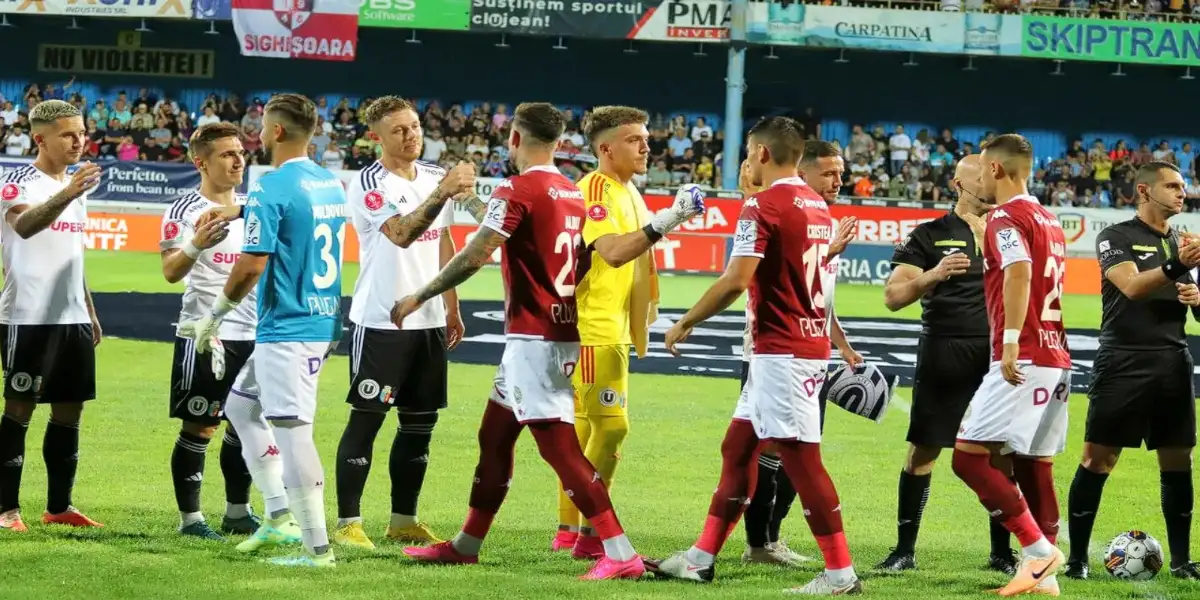 U Cluj vs Rapid <br>Romania - SuperLiga <br>01 Februarie 2025