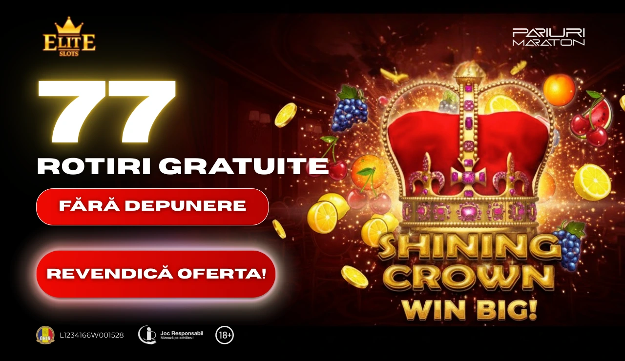 Elite Slots - 77 Rotiri Gratuite