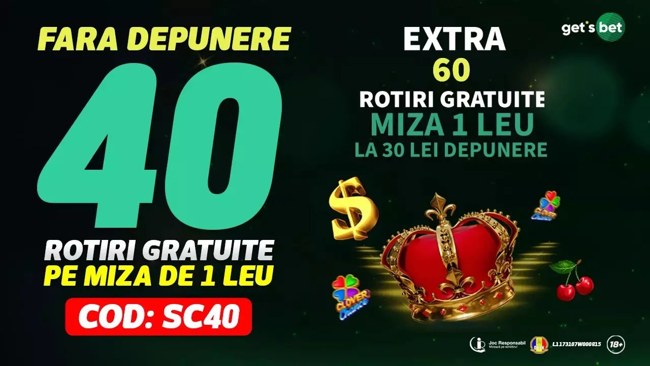 Gets Bet - 40 Rotiri Gratuite