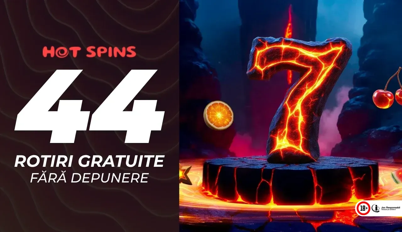 HotSpins Casino Bonus Fara Depunere – 44 Rotiri Gratuite
