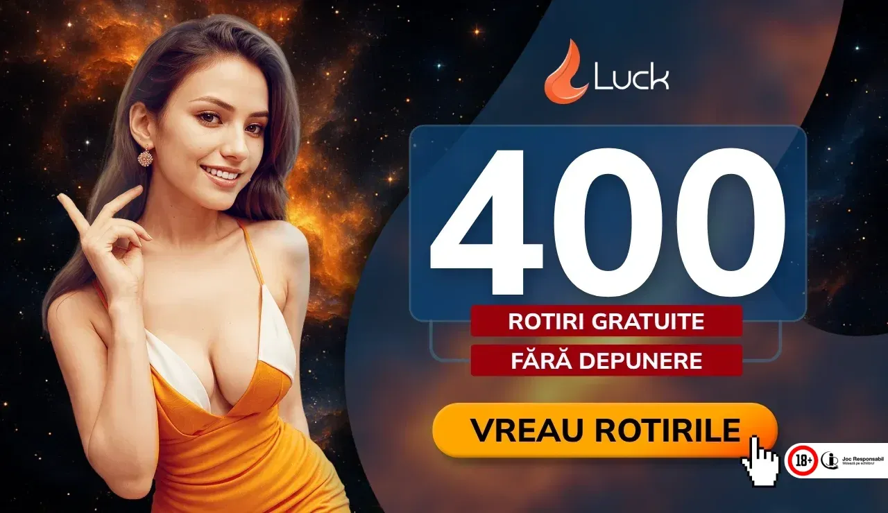 Luck Casino - 400 Rotiri Gratuite Fără Depunere