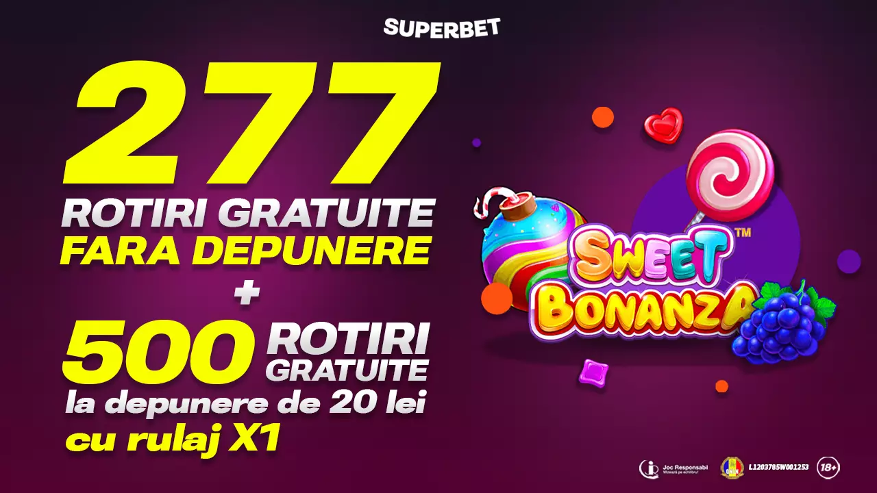 Superbet - 777 Rotiri Gratuite