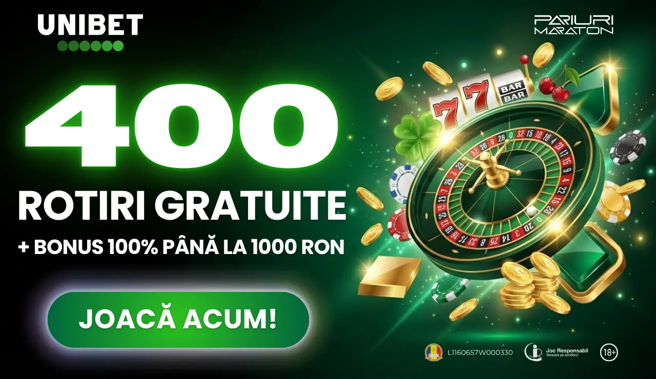 Unibet - 400 Rotiri Gratuite