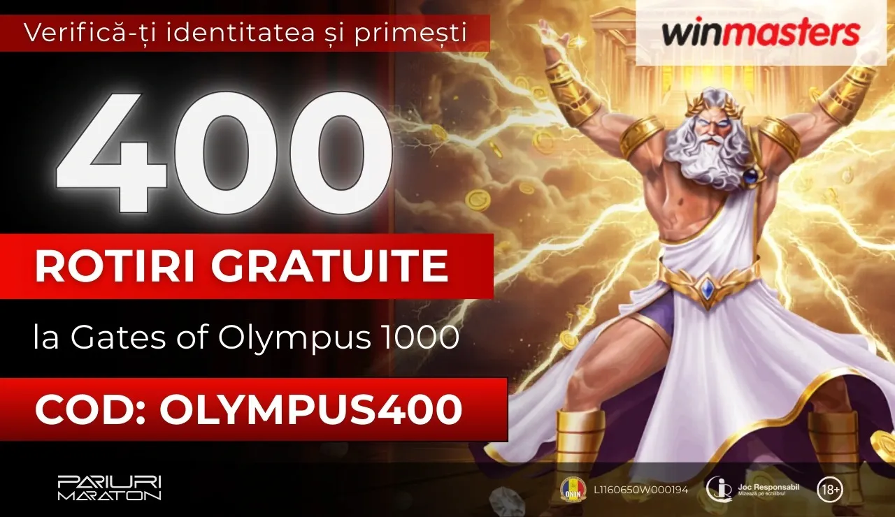 Winmasters - 400 Rotiri Gratuite
