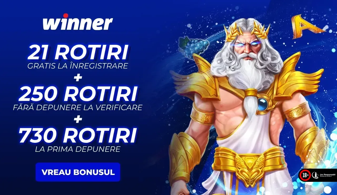 Winner Rotiri Gratuite Fără Depunere – 271 Free Spins