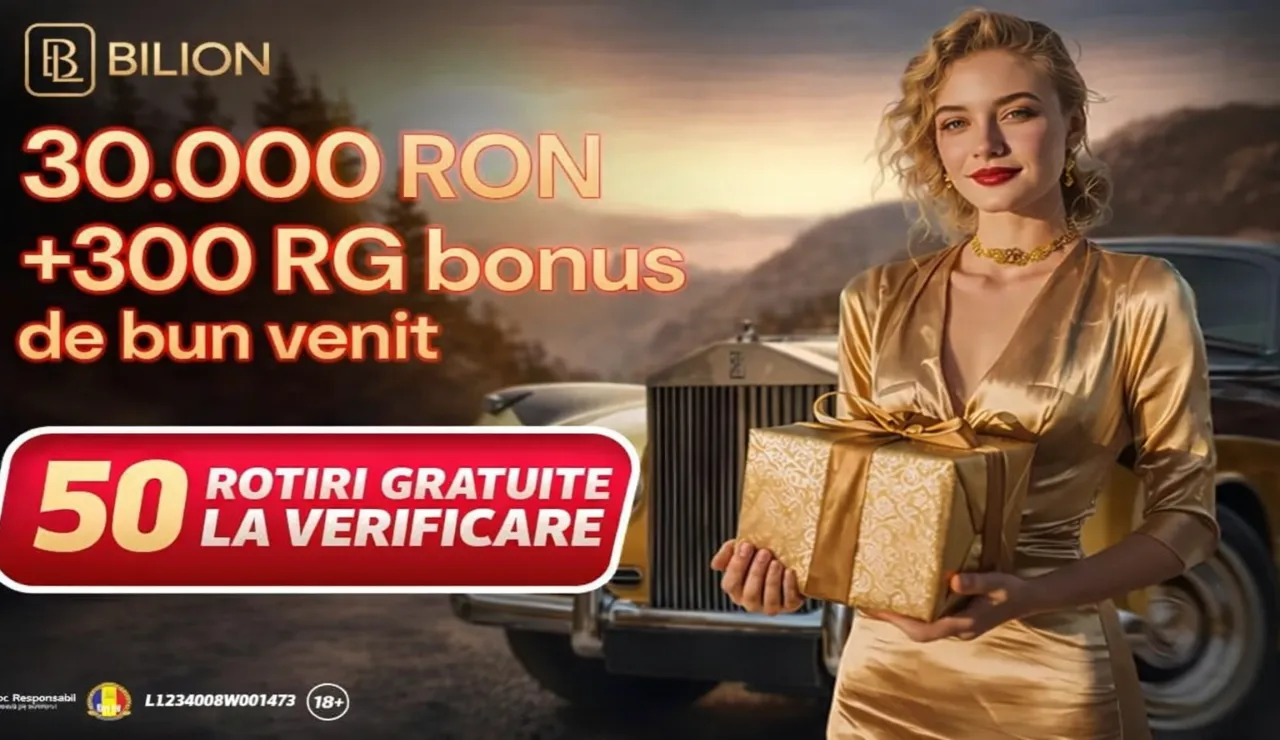Bilion Casino Bonus – 30.000 RON + 300 Rotiri Gratuite