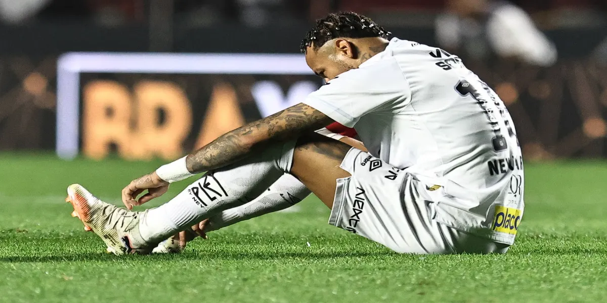 Neymar continua recuperarea dupa accidentare la Santos