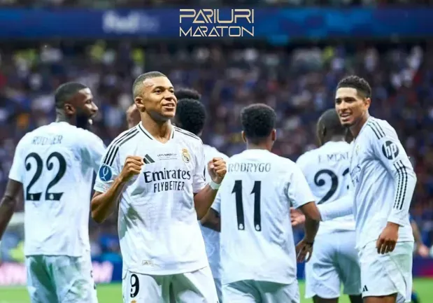 Real Madrid castiga Supercupa UEFA, Mbappe debut cu gol 
